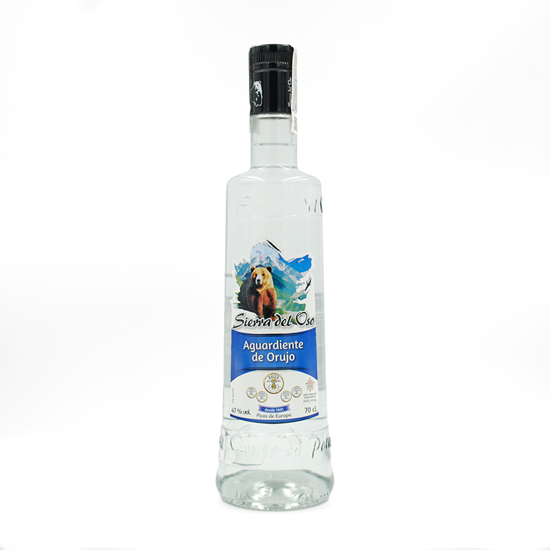 Aguardiente de orujo blanco Sierra del Oso