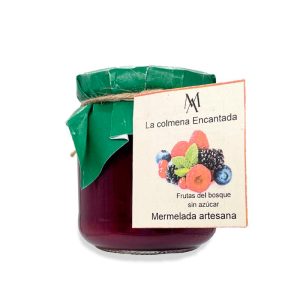 mermelada de frutas del bosque sin azúcar